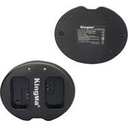 Andoer KingMa Dual 2-Channel ENEL14 Battery Charger for Nikon D3100 D3200 D5100 P7100 P7000