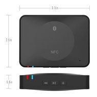 BIGBANBAN Bluetooth Audio Receiver-NFC-Enabled for Home Stereo Sound System-Black N3