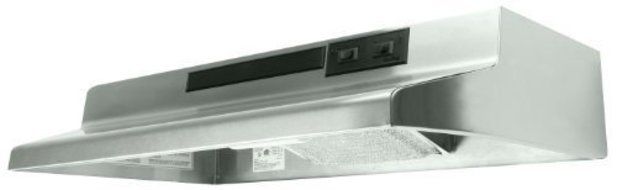 Air King AR1308 7-Inch Round Ducting Under Cabinet Range Hood with 2-Speed Blower and 180-CFM, 7.5-Sones, 30-Inch...