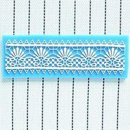 Y&amp;XL&amp;H Lace Fondant Cake Chocolate Resin Clay Candy Silicone Mold, L16.3cmW5.5cmH0.4cm N2