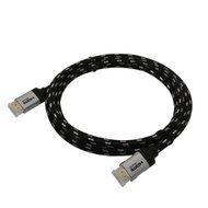 HDMI Cable -10Feet (3 Meters) HDMI2.0 - 26AWG Braided Cord - Gold Plated Connectors-High Speed Supports Ethernet...