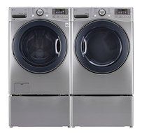 POWER PAIR SPECIAL-LG Turbo Series ultra Large Capacity Laundry System With Steam Technology (WM3570HVA_DLEX3570V_WDP4V...