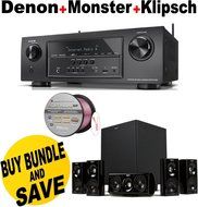 Denon AVR-S710W 7.2 Channel Full 4K Ultra HD A/V Receiver with Bluetooth and Wi-Fi + Klipsch HDT-600 Home Theater...
