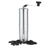 Burr Manual Coffee Grinder Mill - Stainless Steel with Handle - Directions Included