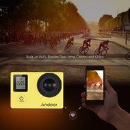 Andoer 4K 30fps/1080P 60fps Full HD 16MP Action Camera Waterproof 30m WiFi 2.0"LCD Sports Helmet Bike DV Cam Camcorder... N10