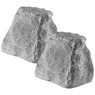 OSD Audio RX550 5.25-inch 2-Way Outdoor 100-Watt Rock Speaker Pair, White Granite