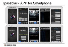ITRONICS iPass Black ITB-100SPW Smart WiFi FullHD Vehicle Driving Recorder CAR Black BOX N3