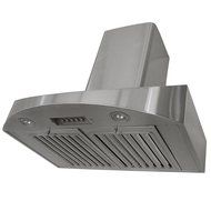 KOBE Range Hoods CHX3830SQBD-WM-3 Contemporary Brillia 30" Wall Mount Range Hood, 3-Speed, 400 CFM, LED Lights... N4