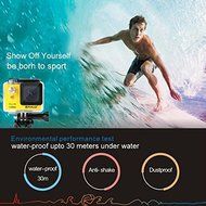 KDTD PULUZ U6000 Full HD 1080P 2.0 inch LCD Screen WiFi Waterproof Multi-function Sport Action Camcorder, Novatek... N3