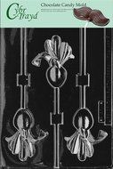 Cybrtrayd Fruits and Vegetables Chocolate Candy Mold, Iris Lolly