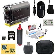 Sony HDR-AS30V HD POV Action Camcorder with 47stPhoto Advanced Accessory Kit Includes - 32GB High-Speed Micro...