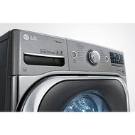 LG Titan Laundry Pair - MEGA CAPACITY - *Graphite Steel* Washer, GAS Dryer and Pedestal Package! WM8000HVA, DLGX8001V... N3