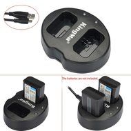 Andoer KingMa Dual 2-Channel ENEL14 Battery Charger for Nikon D3100 D3200 D5100 P7100 P7000 N6