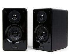 Micca Club 3 Bookshelf Speakers with 3.5-Inch Carbon Fiber Woofer and Silk Dome Tweeter, Black N3