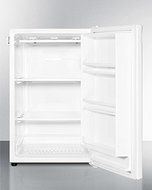 Summit FS603LPLUS 24" Plus Series Compact Upright Freezer with 5 cu. ft. Capacity Traceable Thermometer Lock Wire...