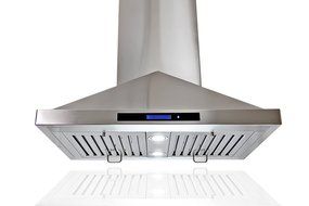FIREBIRD New 30" European Style island Mount Stainless Steel Range Hood Vent W/Touch Button Control FBGV-1009-30 N4