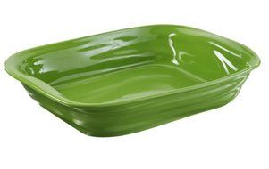 Revol 644795 Froisses Crumple Roasting Dish, Lime Green