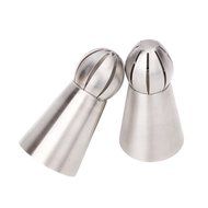 RD Lane 7pcs Icing Piping Tools Set Unique Sphere Ball Design Small Russian Icing Piping Nozzles Cake Decoration... N2