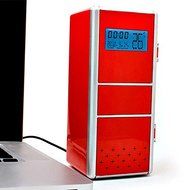 WINOMO Mini USB Fridge Refrigerator Icebox USB Can Cooler Thermobox (Red)