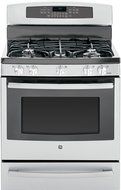 GE PGB940SEHSS Profile 30" Stainless Steel Gas Sealed Burner Range - Convection