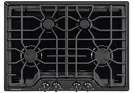 Frigidaire FGGC3045QB Gallery 30" Black Gas Sealed Burner Cooktop