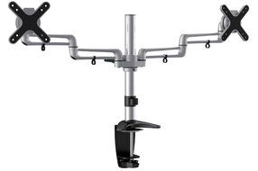 Arrowmounts Dual Monitor Desk Mount, 13&quot; - 23&quot; (AM-DESK103)
