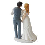 GSPORT Wedding Cake Toppers Bride and Groom Resin Dolls Wedding Decoration 20 pieces Design (K) N18