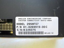Whelen 295HFSA7 295 Series Siren &amp; Amplifier Kit 100w Dual Amp w/12 Tones 01-0464499-00 N9