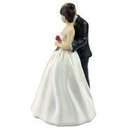 GSPORT Wedding Cake Toppers Bride and Groom Resin Dolls Wedding Decoration 20 pieces Design (K) N23