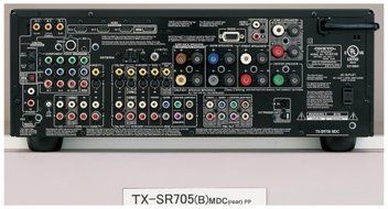 Onkyo TX-SR705 7.1 Channel Home Theater Receiver (Black) (Discontinued by Manufacturer) N4