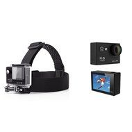 eXuby X1000 12 MP Action Camera with 2-Inch Display, Wide 170&deg; Angle Lens, WiFi and Full HD 1080P Bundle with... N3