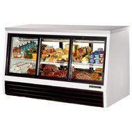True 6-sliding Door Low-height 25 Cu Ft Pass-thru Deli Case - TSID-72-6-L