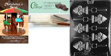 Cybrtrayd J067 Fire Hydrant Lolly Chocolate Candy Mold with Exclusive Cybrtrayd Copyrighted Chocolate Molding... N5