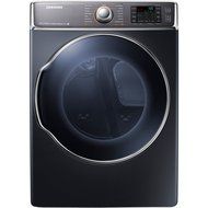 Samsung DV56H9100GG 9.5 Cu. Ft. Front-Load Gas Steam Dryer with Dual Heaters, Onyx