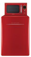 Daewoo Retro Compact Refrigerator 2.8 Cu Ft, Pure Red