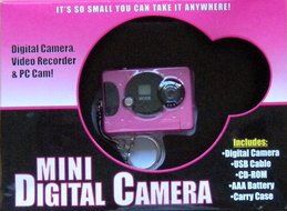 Mini Digital Camera: Digital Camera, Video Recorder &amp; PC Cam!