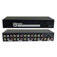 Calrad 40-809-8 1 x 8 Port Audio and Video Distribution Amplifier