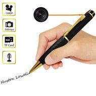 Huston Lowell Multifunction Full Hd 1080p Mini Hidden Pen Camera 5mp Camcorder DVR Video Recorder Surveillance... N2