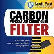 Nordic Pure Carbon Window AC Unit Filter 14x48 Cut to Fit Sheet N2