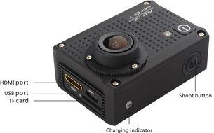 Waterproof Sports Camera, WIFi Outdoor Sports HD DV Smallest Screen Mini Action Video Camera 1080P 150 Degree... N11