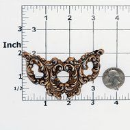 Victorian Filigree Scroll Work Silicone Mold Food Safe Fondant, Gum Paste, Resin, Polymer Clay, Craft, Jewelry... N3