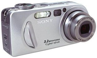 Sony DSCP8 Cyber-shot 3.2MP Digital Camera w/ 3x Optical Zoom