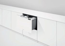 Fisher Paykel DD24DCTW9 24" Drawers Semi-Integrated Dishwasher in White