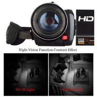 Ordro Full HD Camcorder 1080P Video Recorder (Wi-Fi, Night Vision, 3-inch LCD, 18x Digital Zoom, Max 24.0Megapixels... N5