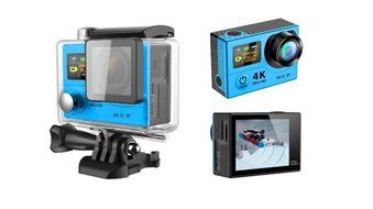 DEESEE(TM) WIFI Sports Camera Ultra HD 4K Dual Screen 2&quot; LCD Video With Remote Control N9
