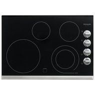 Frigidaire FGEC3045PS 30" Smooth Top Electric Cooktop, Black, Stainless Trim