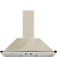 Smeg KT90PU 36" Wall Mount Chimney Range Hood with 600 CFM and 4 Fan Speeds, Cream