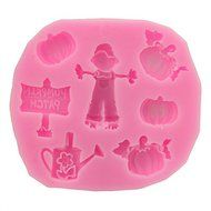 Let'S Diy Halloween Pumpkin Cake Mold Silicone Moulds Fondant Cake Tools N3
