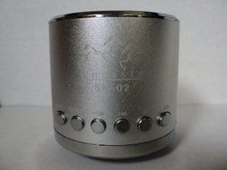 Mini Portable Speaker 3 horses MN 02 with FM (silver)