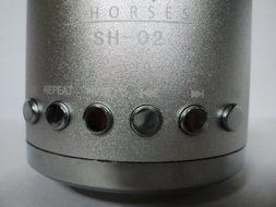 Mini Portable Speaker 3 horses MN 02 with FM (silver) N2